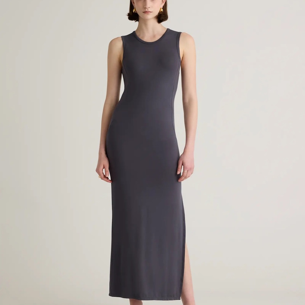 Quince Tencel Jersey Maxi Tank Dress - Picture 5 of 7